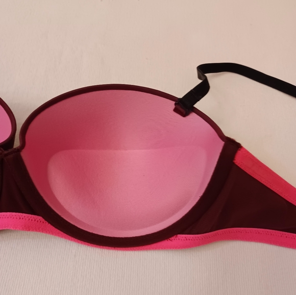 PINK Victoria's Secret Wear Everywhere Push Up Strapless Bra, 34C - Picture 6 of 13